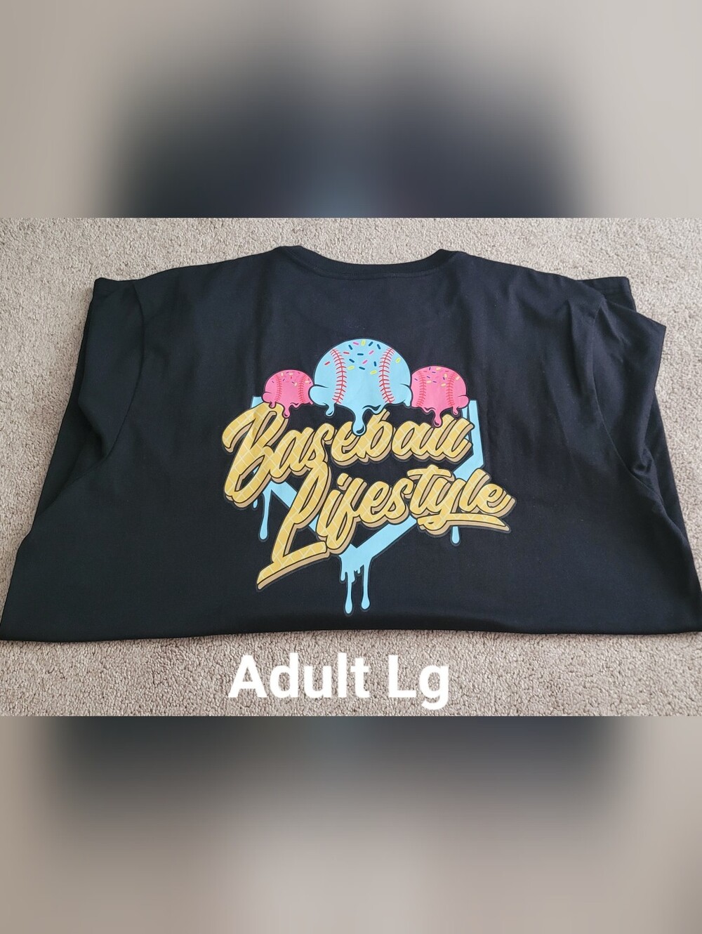 Baseball Lifestyle 101 - Ice Cream Tee